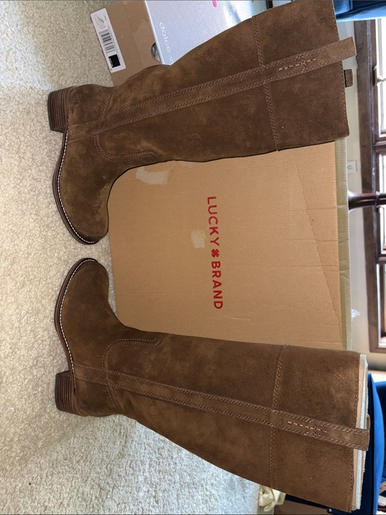 Lucky Brand Shoes - Lucky brand wide calf hibiscus Brown Boots